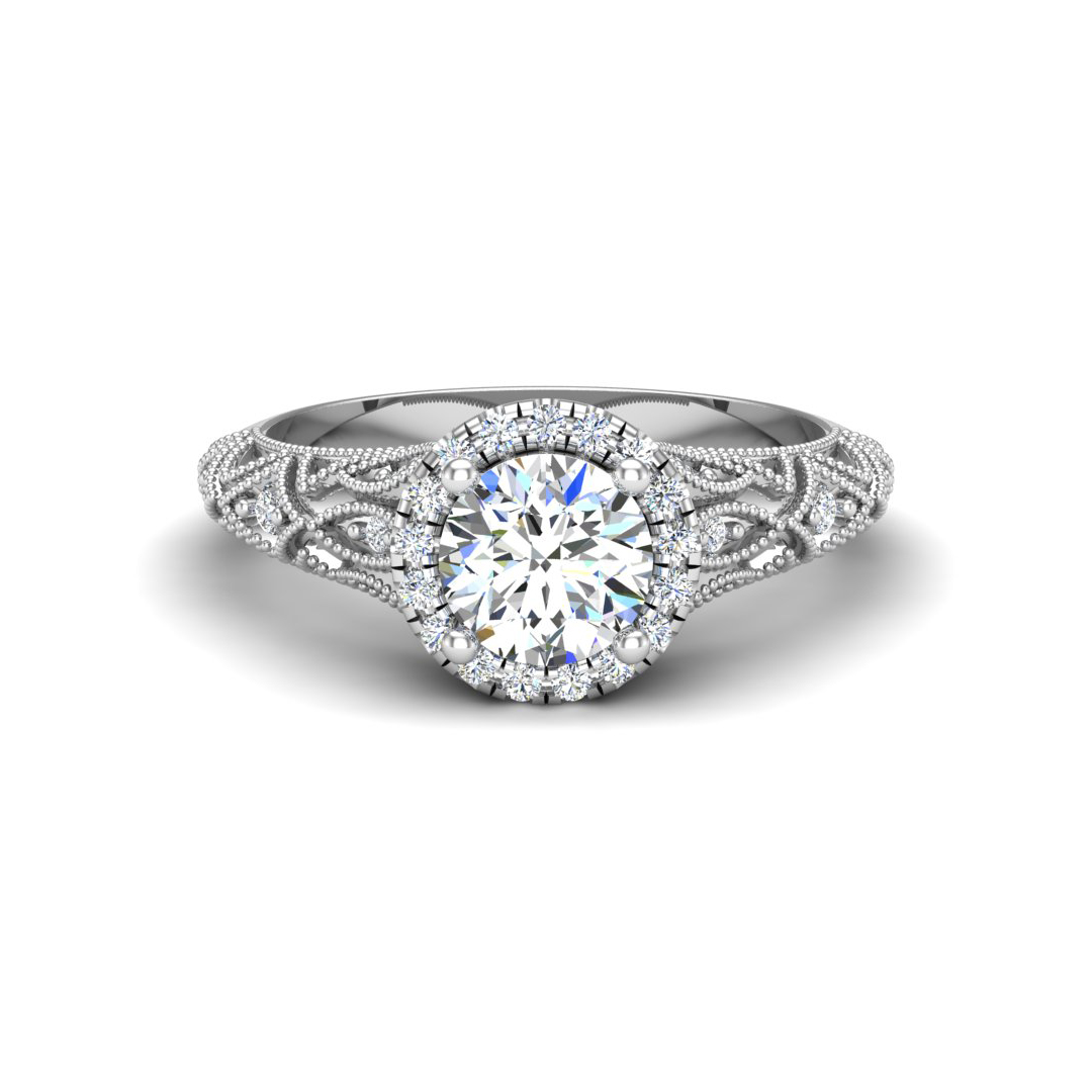Rylie Halo Engagement Ring